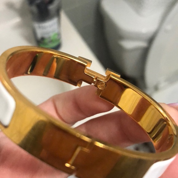 Hermès clic H link bracelet. Size PM - Picture 4 of 5